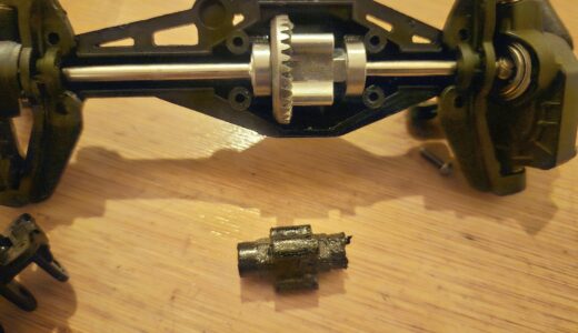 MJX H12Pの破損したアクスルパーツを交換